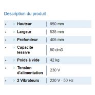 Distributeur de lessive - Covemat - Ref GM 4091 - Hauteur 950 mm_1