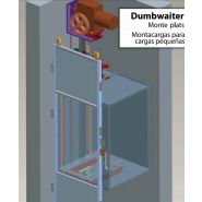 Dumbwaiter monte-plats - Kleemann Hellas Mechanical Constructions - électrique MRL - charge 24-300 kg - conforme EN 81-3_1