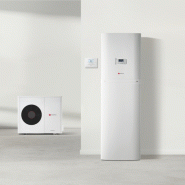 Ensemble Pompe à chaleur Air / Eau Genia Air 7 kW Monophasé chauffage et ECS 190L + régulation MiPro Sense radio - Saunier Duval - SAUAIR7ECSM_1