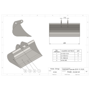 Godet standard  60 cm - hho_1