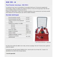 KGD 350-M - Treuil forestier mécanique Königswieser - 3,5 tonnes - Pour tracteurs < 40 CV - Poids sans câble 256 kg_1