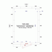 Chambre froide positive/négative 2100x3000x2200 - 120mm Pro Line Combisteel_1