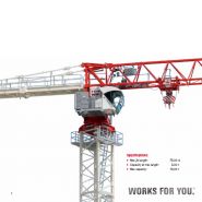 CTT 332-16 Flat Top - Grue à tour Terex - Capacité de levage max. 16 t (17,6 t US) - Flèche 75 m_1