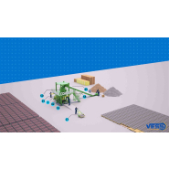 Machine à parpaing et brique semi-automatique compact Eco 5.1 - BEYAZLI GROUP - Capacité 5000 parpaings/jour - 22 KW_1