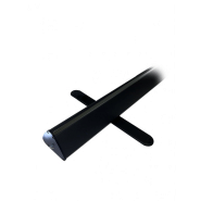 Roll up triangle - 85x200cm - Structure enrouleur aluminium noir avec impression HD_1