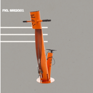 Station de réparation vélo standard au sol avec pompe manuelle - Essential - SRI2G01_1