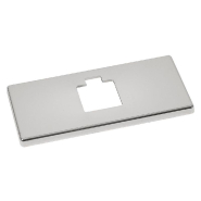 Fixation murale blanc 9016 - système moderne pour magasin - cadre ou montant_1