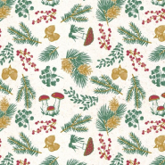 Papier cadeau kraft brun Noël champêtre 0,70x50m_1