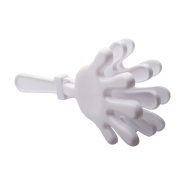 Applaudisseur en plastique en forme de main - Couleur blanche - Poids 20g_1