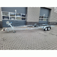 7m80-2m20 2x1350kg - 2700 kg - VLEMMIX - Remorque Porte-Bateau avec patins_1