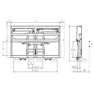 Fr 49 16b - Écarteurs et ajusteurs de fourche Bolzoni Auramo - capacité 4900 kg - déplacement latéral constant_1