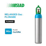 Mélanges de plongée SIAD - respiratoires pour plongée professionnelle, scientifique et loisir - bouteilles B50, B20 et B10
