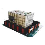 Bac de rétention en plastique souple 1169 litres - standard - résistance chimique et antistatique_1