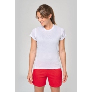 T-shirt de sport bi-matière manches courtes femme - PROACT - Réf: PA466 - Tissu respirant et éléments réfléchissants_1