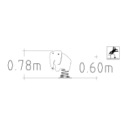 Jeu sur ressort Ely 1 place - réf 8044677 - Hags - Gris clair - Fondation à enterrer_1