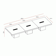 Table de réunion rectangulaire T45 - Officity - Orme_1