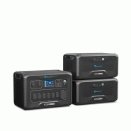 BLUETTI AC300 + 2*B300 Batterie de secours domestique - AC300 + 2*B300 + 3 Panneaux Solaires 120_1