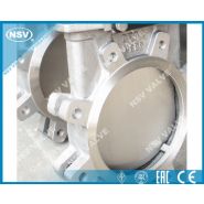 Vanne à guillotine - NSV Valve - en acier inoxydable résistant à la corrosion - norme MSS SP-81_1