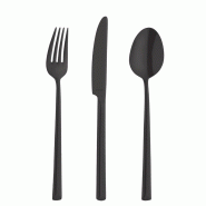 Couteaux de table Metropole PVD noirs (lot de 12) | Amefa - DX690_1