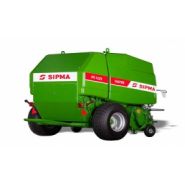 Ps 1223 faster - presse à balle ronde - SIPMA - chambre fixe rouleau-chaîne 1,2x1,2m, pick-up 1,8m_1