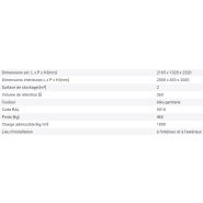 274683w - Bungalow de stockage WHG 210 - Construction galvanisée et bac de rétention 5 mm_1