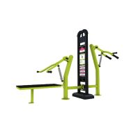 Combiné Chest press - Hack squat avec vérin hydraulique - Gamme Piston Combiné Chest press - Hack squat avec vérin hydraulique - Gamme Piston
