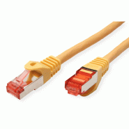 Cordon ROLINE S/FTP(PiMF) Cat.6, LSOH, Component Level, jaune, 1,5 m_1
