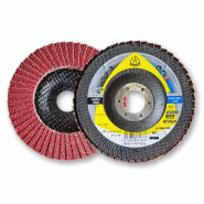 Disque à lamelles céramique rouge acier/inox Ø125 - grain 40_1