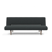 Canapé lit design Innovation Living UNFURL convertible 200x120 cm - Tissu bouclé Black Raven_1