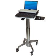 Laptop cart H Class - chariot informatique médical réglable - Ergonoflex - 19 kg_1