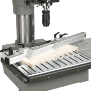 Table de bridage avec rail de butée 720 mm Optimum - Fixation sur table de perceuse - Réf. 5190015_1