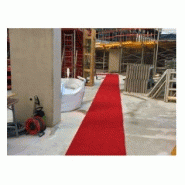 Tapis de chantier en vinyle non absorbant - PVC - Résistant UV, gel et feu - Largeur 1000mm_1