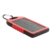 Power bank USB - plastique silicone - 4000 mAh - chargeur solaire et lampe LED_1