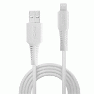 LINDY 0.5m USB to Lightning Cable white Charge and sync_1