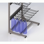 Présentoirs bouteilles en verre - Mobilier de magasin sur mesure - Aménagement de boutique_1