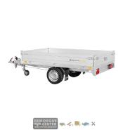 Remorque Benne SARIS - 256x150 cm - PTAC 1500 kg - 1 Essieu - Freinée - HK132614-18PF30 Basic_1