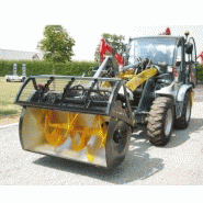 Turbomix gh - godet malaxeur à pales avec grille hydraulique -  rabaud_1