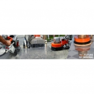 Monobrosse LMA BRUTALE 44 V - Ponceuse monophasée avec contrôle de vitesse et triple tête planétaire_1