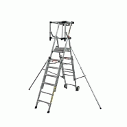 Plate-forme individuelle roulante télescopique 6 à 9 marches - Masterscop_1