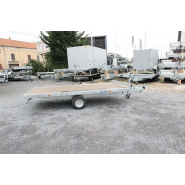 Remorque plateau basculant pour 2 quads - transport d'engins et véhicules - Lider 33630_1