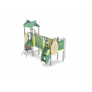 Structure multi-activités métallique Organik - LD1OR2441 - Ludoparc - 2 tours - pour enfants dès 1 an_1