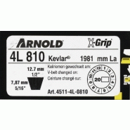 Courroie trapézoïdale X-Grip V - Type 4L810_1