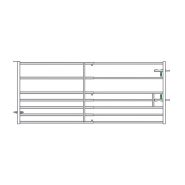 Barriere extensible autolock 7 lisses pour moutons et chevaux 2/3 m - jourdain_1