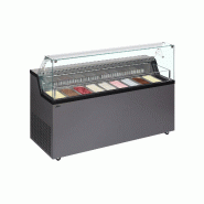 Congélateur vitré de glace MIRABELLA 9 (439 / 306 L) Gris TEFCOLD_1