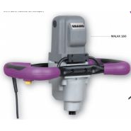 Malaxeur et mélangeur portatif Malax 160 - SIDAMO - 2 vitesses variables, moteur puissant 1,7 kW_1