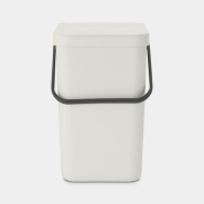 Poubelle Brabantia Sort & Go - 25 litres - Light Grey - Multi-talent - Volume M (25 L)_1