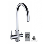 Robinet 3 voies ROND col de cygne - Mitigeur haute qualité avec technologie EcoNature_1