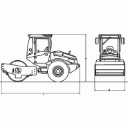 Rouleau monocylindre VM1 - BW 145 D-5 avec ROPS - Bomag_1