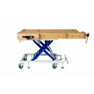 Table élévatrice URSUS - avec établi démontable pour un travail ergonomique et réglage de hauteur par pédale_1