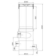2295 - filtres d'eau de pluie - ds plastics - capacité de drainage 4.2l/s_1